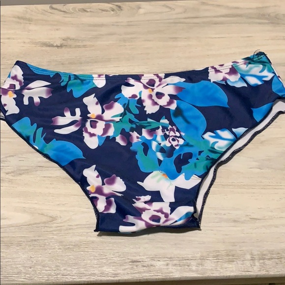 Floral Bathing Suit Bottoms - Picture 1 of 2